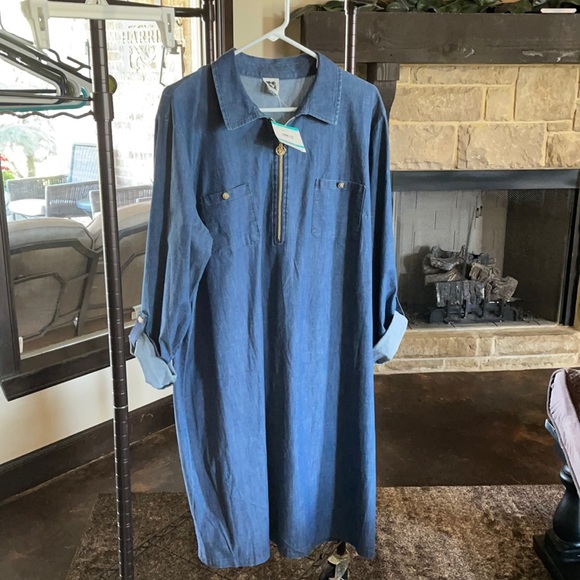 Anne Klein | Dresses | Denim Dress 